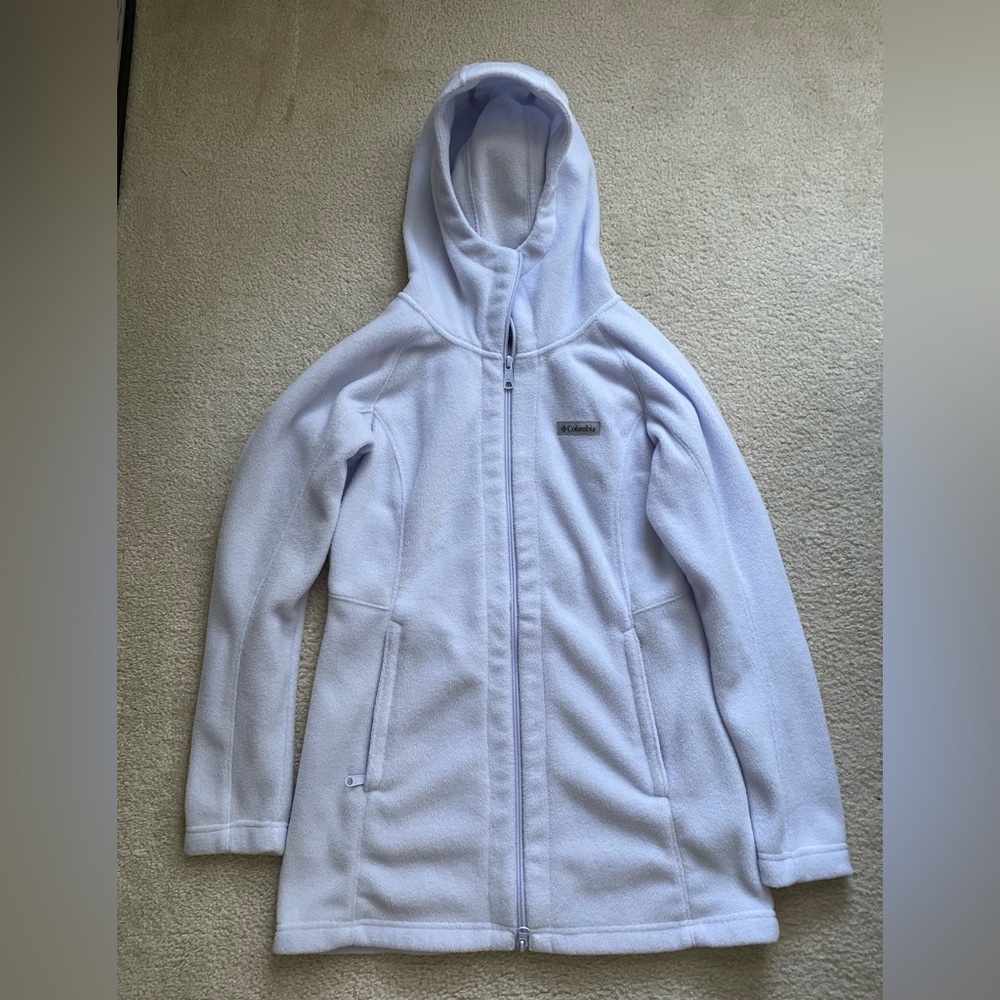 Womens Columbia Benton Springs Long fleece Zip up Jacket
Small
